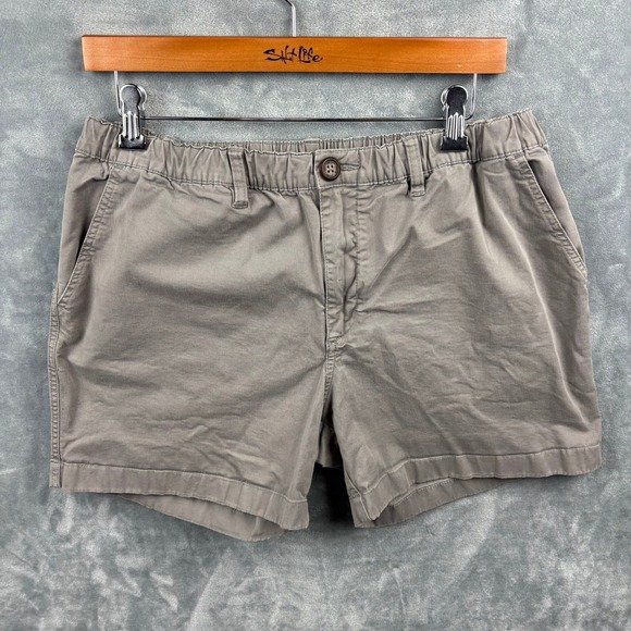 Chubbies Shorts Mens XL Gray 5.5 (5") Inseam Elastic Waist Stretch Casual Preppy - Picture 3 of 13
